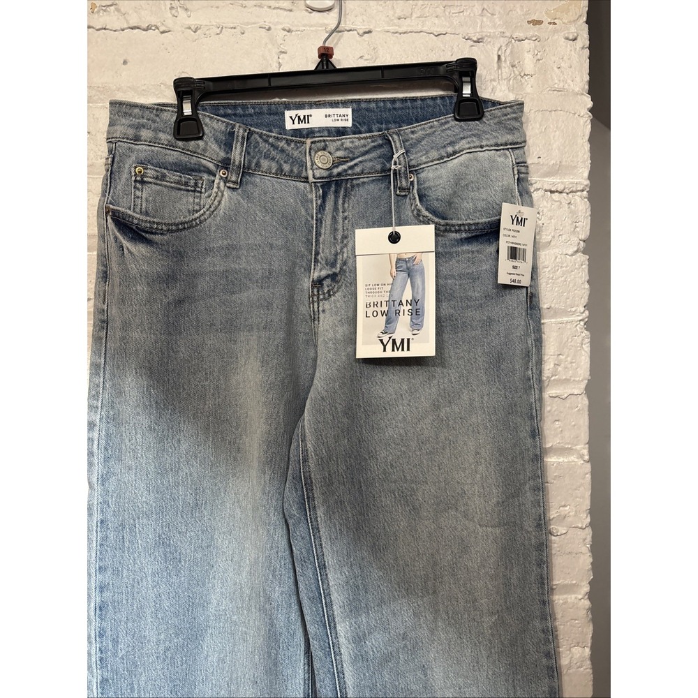 YMI ‎ Loose Fit Britany Lowrise Women's Jeans Size 7 . NWT